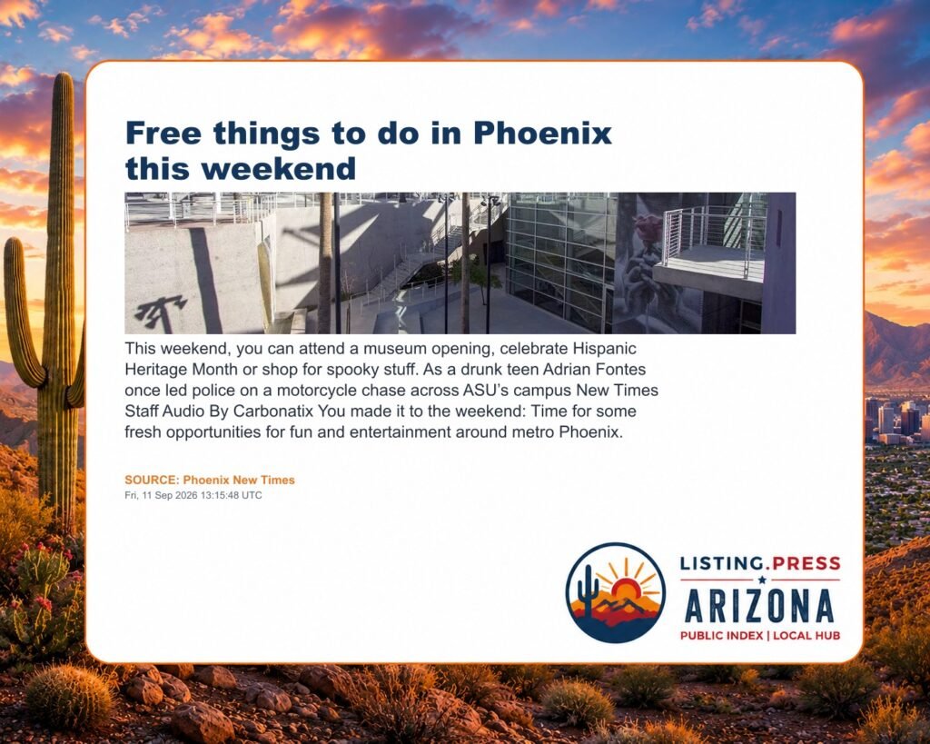 Free things to do in Phoenix this weekend