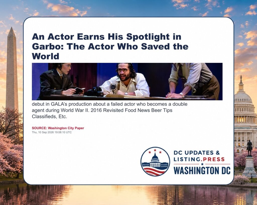 An Actor Earns His Spotlight in Garbo: The Actor Who Saved the World