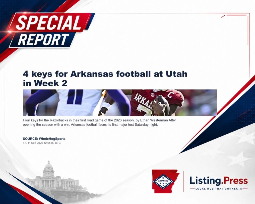4 keys for Arkansas football at Utah in Week 2