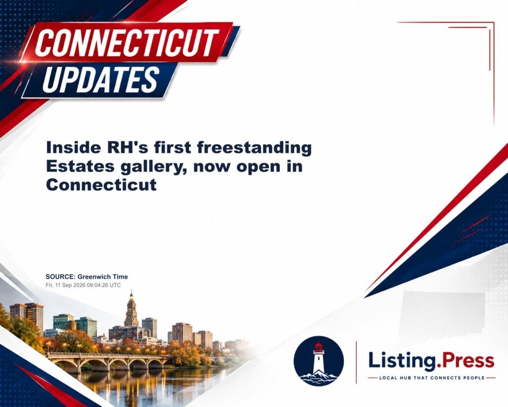 Inside RH’s first freestanding Estates gallery, now open in Connecticut