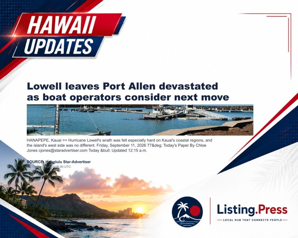 Lowell leaves Port Allen devastated as boat operators consider next move