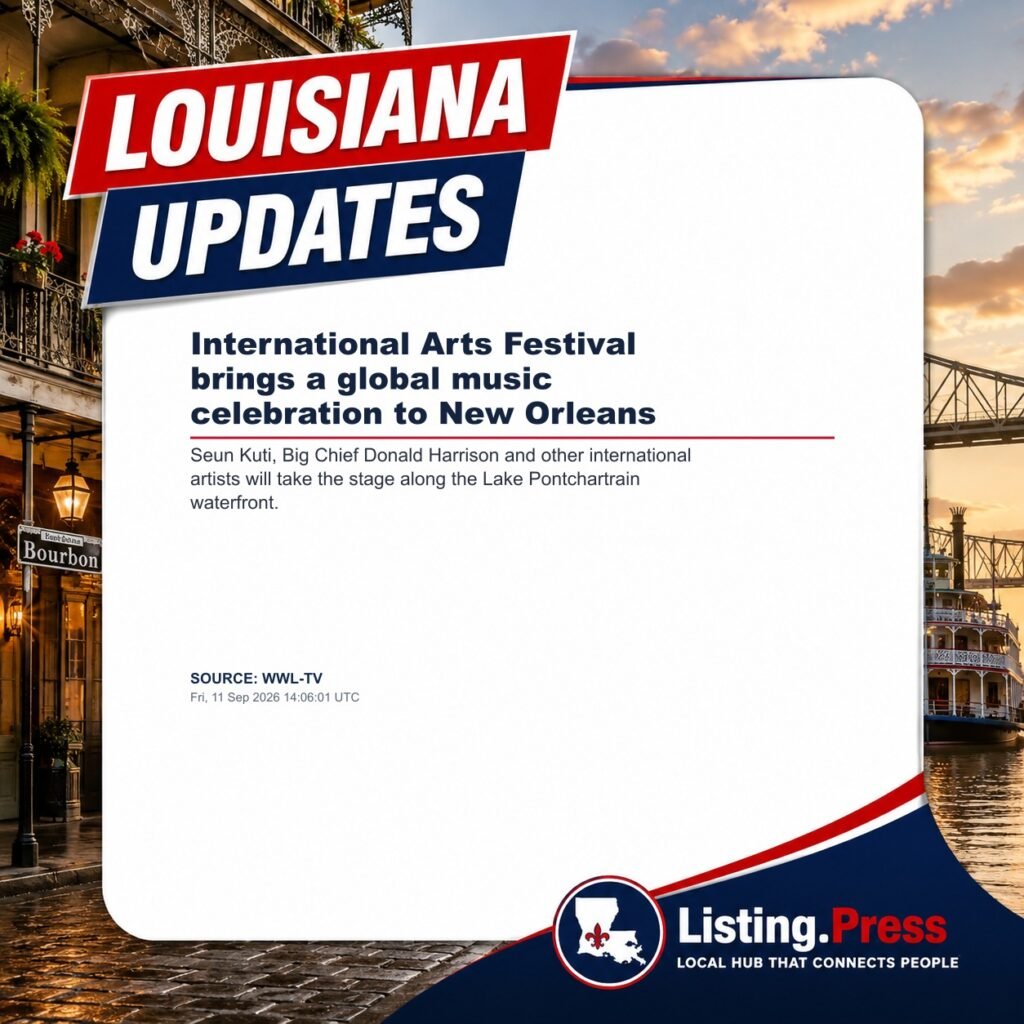 International Arts Festival brings a global music celebration to New Orleans