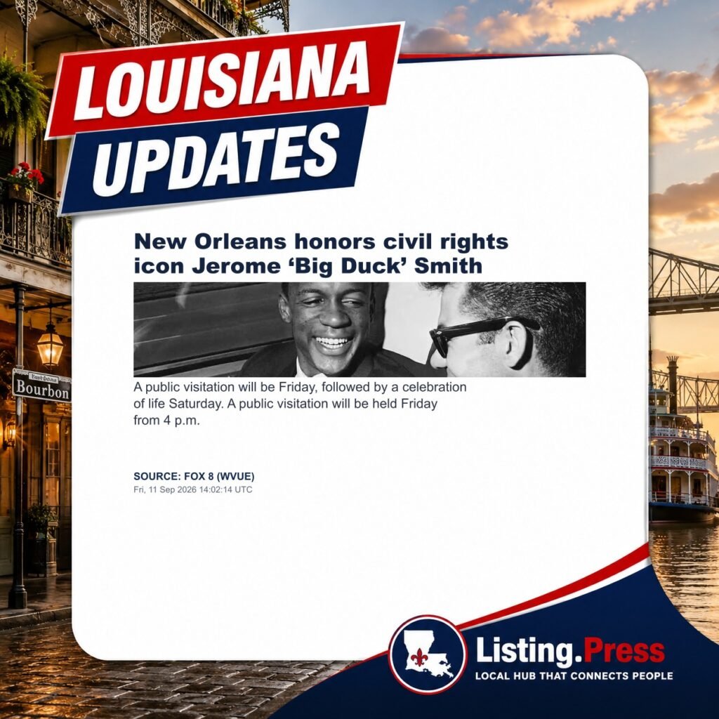 New Orleans honors civil rights icon Jerome ‘Big Duck’ Smith