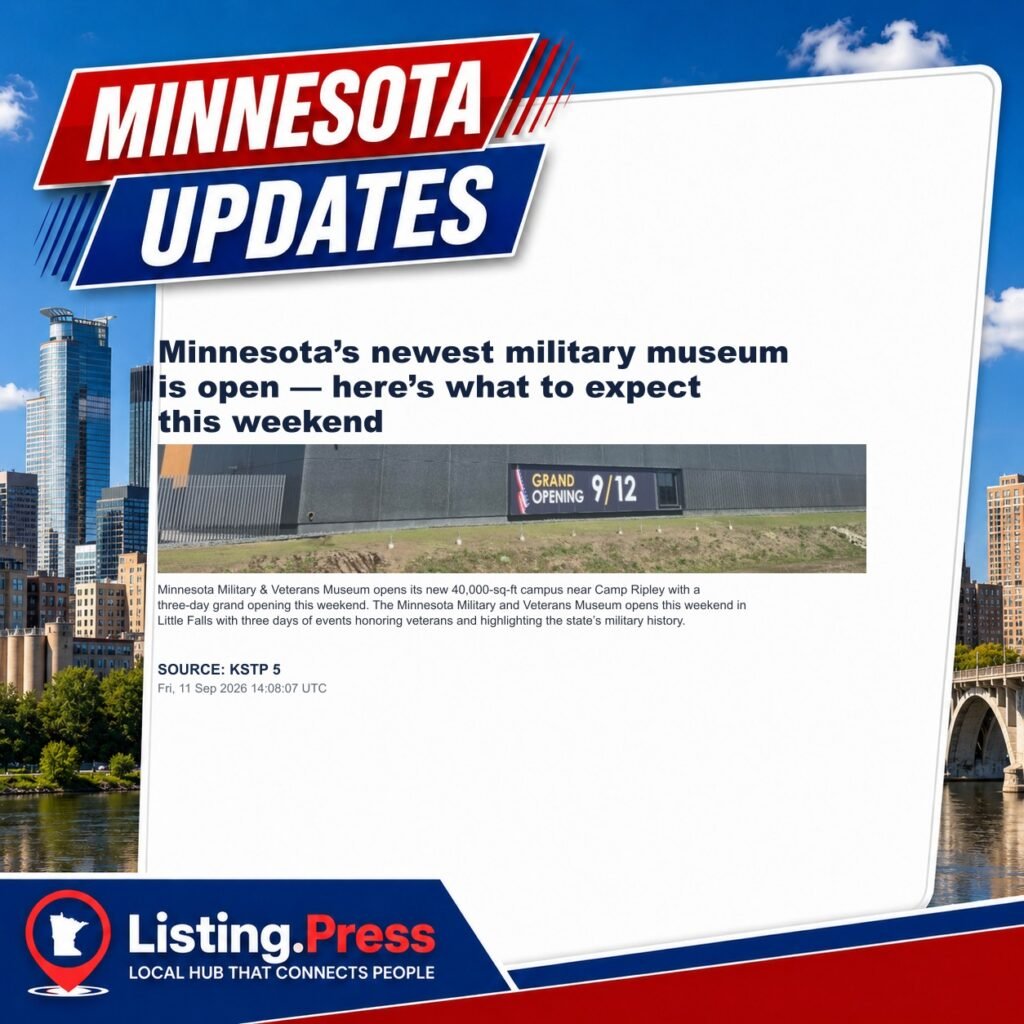 Minnesota’s newest military museum is open — here’s what to expect this weekend