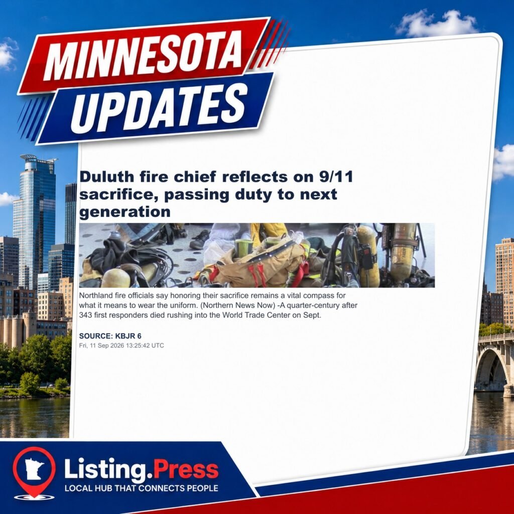 Duluth fire chief reflects on 9/11 sacrifice, passing duty to next generation