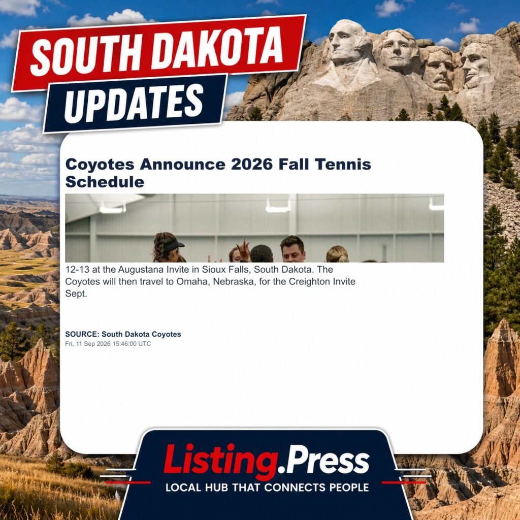 Coyotes Announce 2026 Fall Tennis Schedule