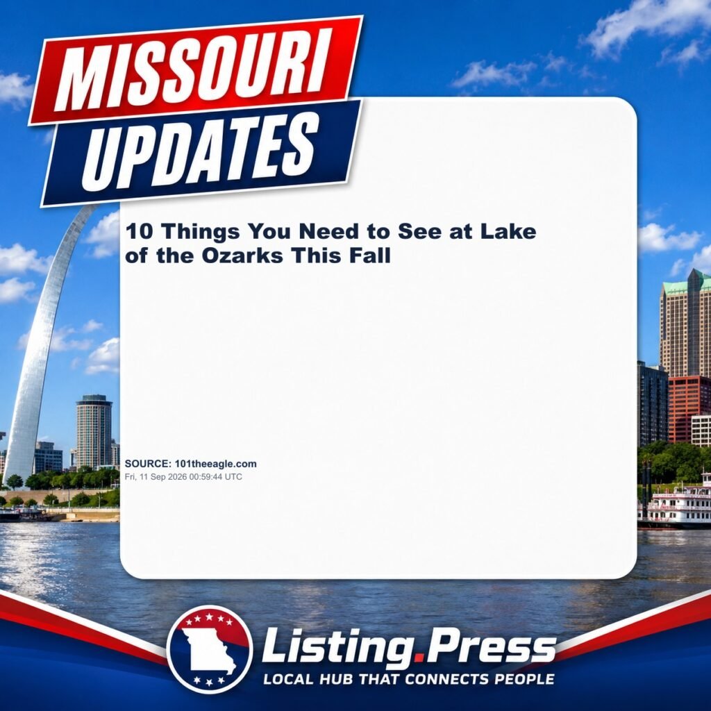 10 Things You Need to See at Lake of the Ozarks This Fall