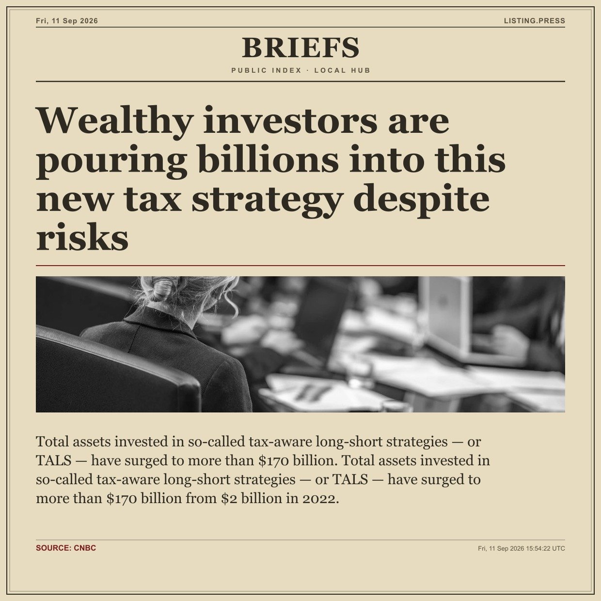 Wealthy investors are pouring billions into this new tax strategy despite risks