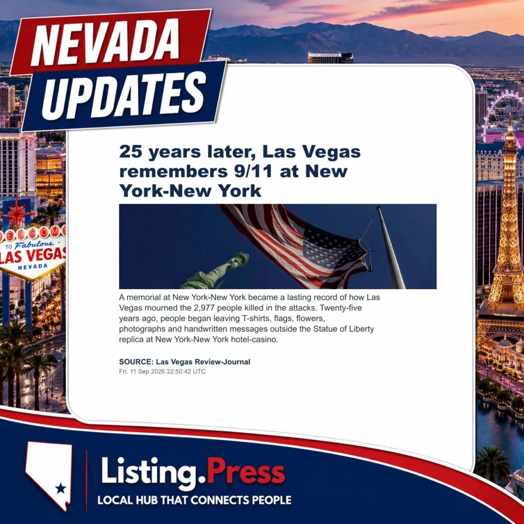 25 years later, Las Vegas remembers 9/11 at New York-New York