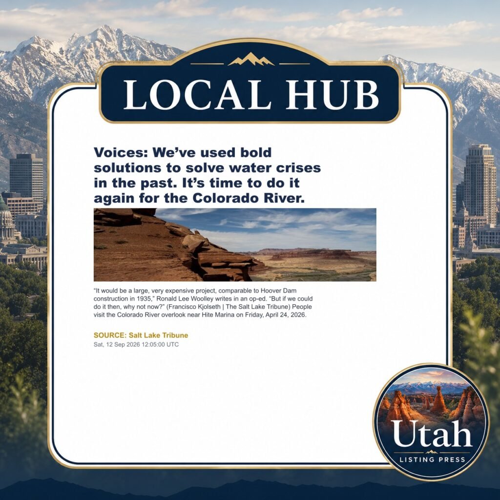 Voices: We’ve used bold solutions to solve water crises in the past. It’s time to do it again for the Colorado River.