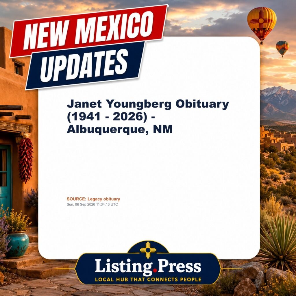 Janet Youngberg Obituary (1941 – 2026) – Albuquerque, NM