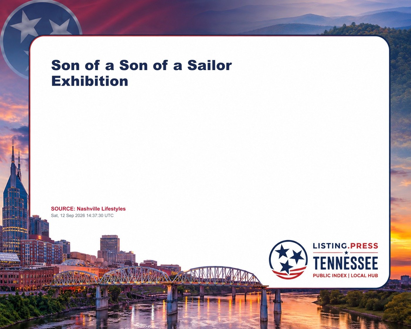 Son of a Son of a Sailor Exhibition