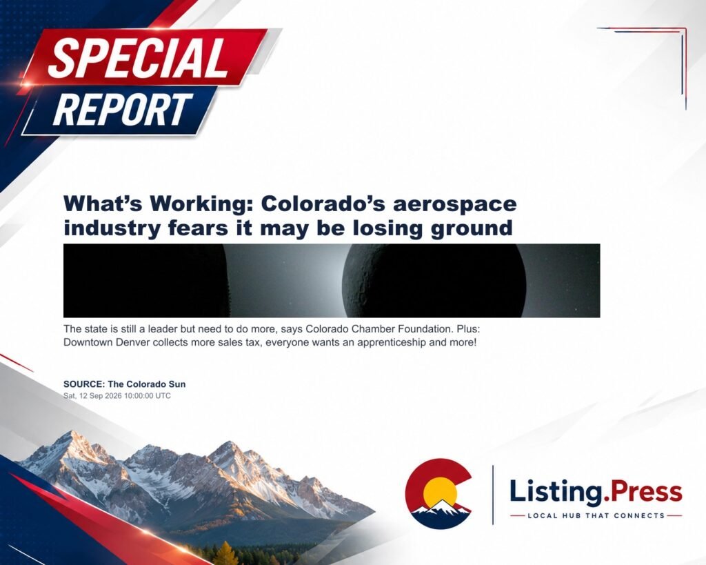 What’s Working: Colorado’s aerospace industry fears it may be losing ground