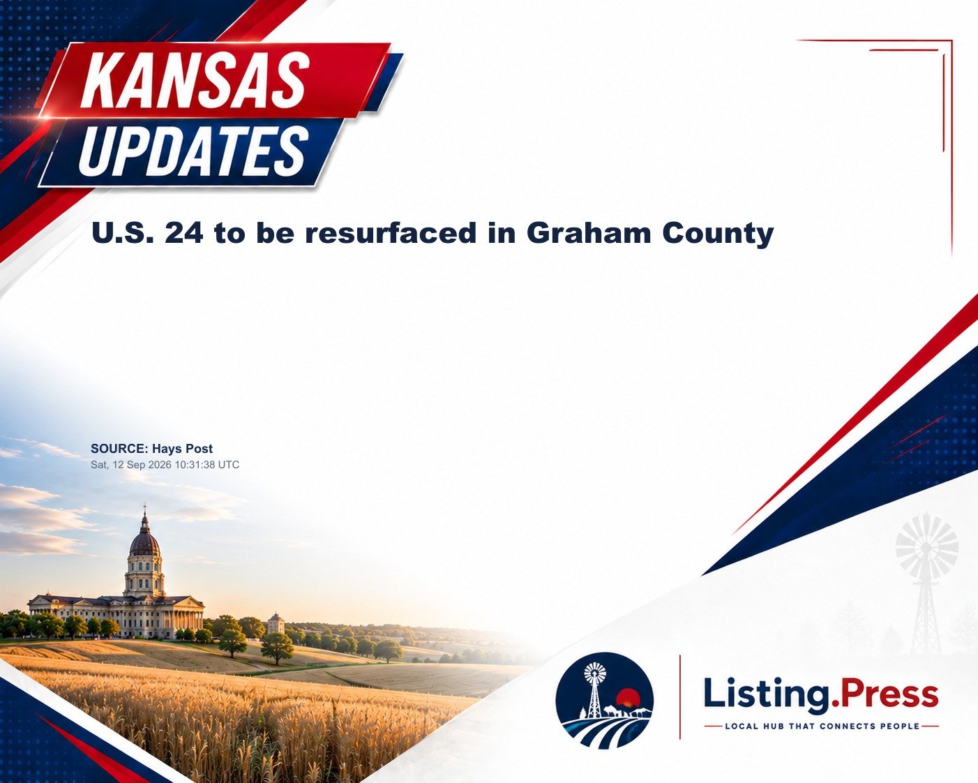 U.S. 24 to be resurfaced in Graham County