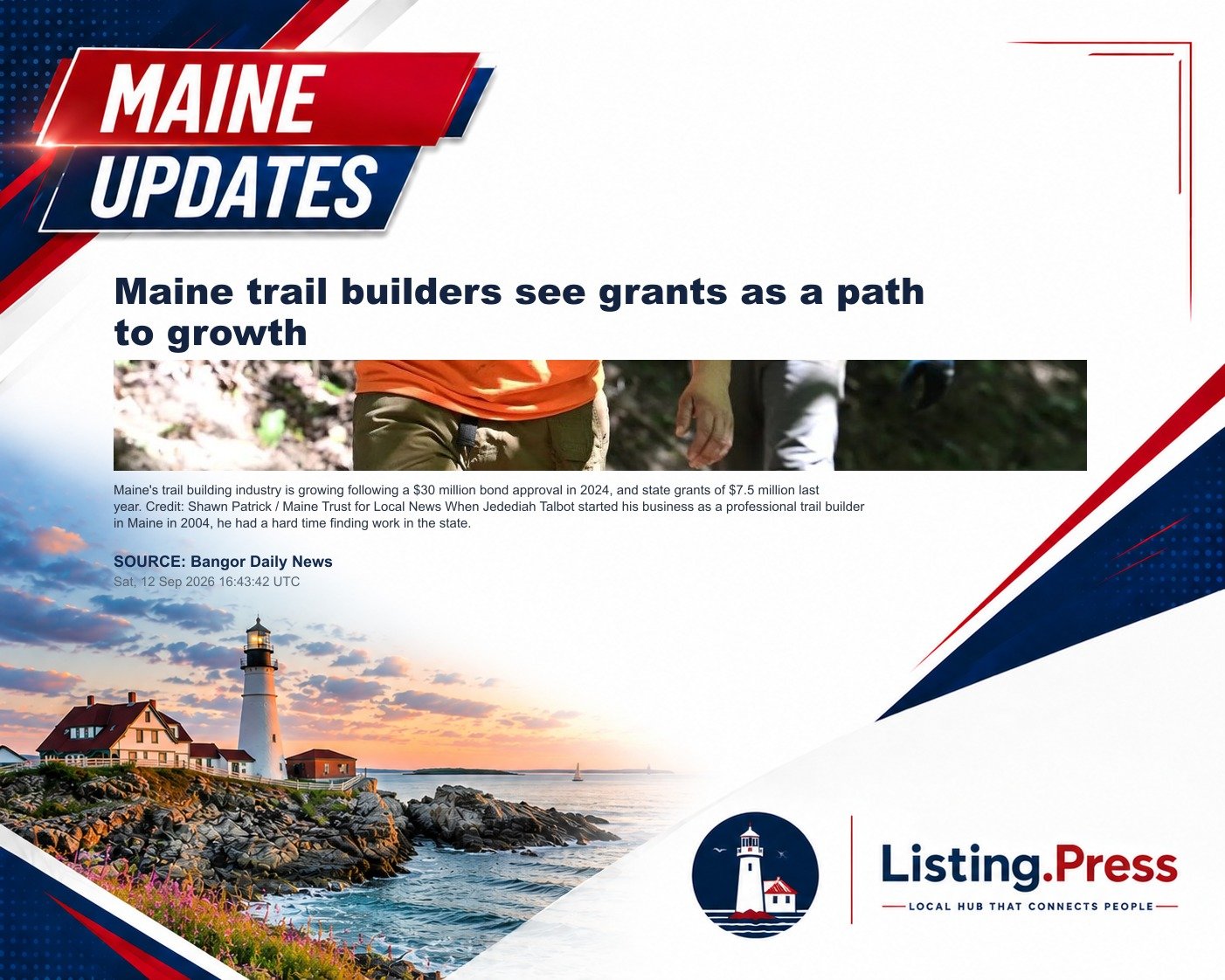Maine trail builders see grants as a path to growth