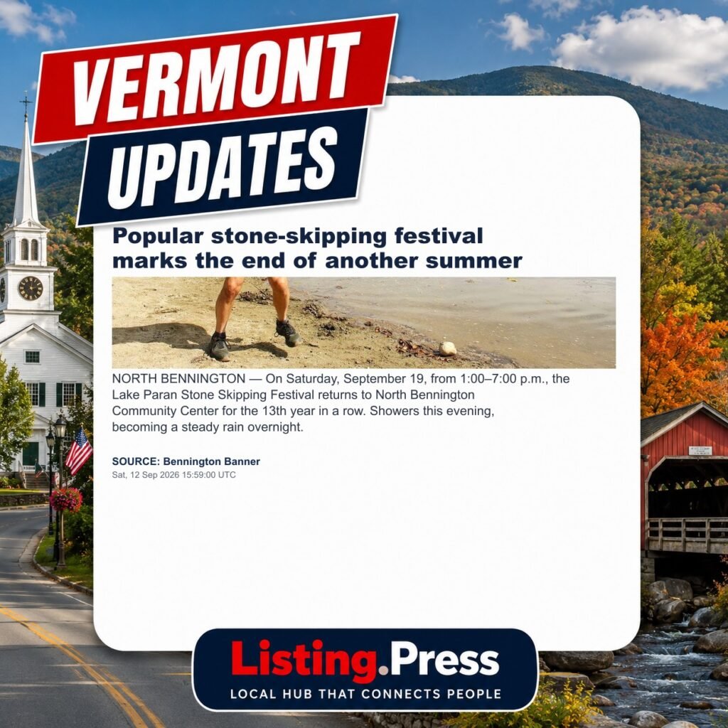 Popular stone-skipping festival marks the end of another summer
