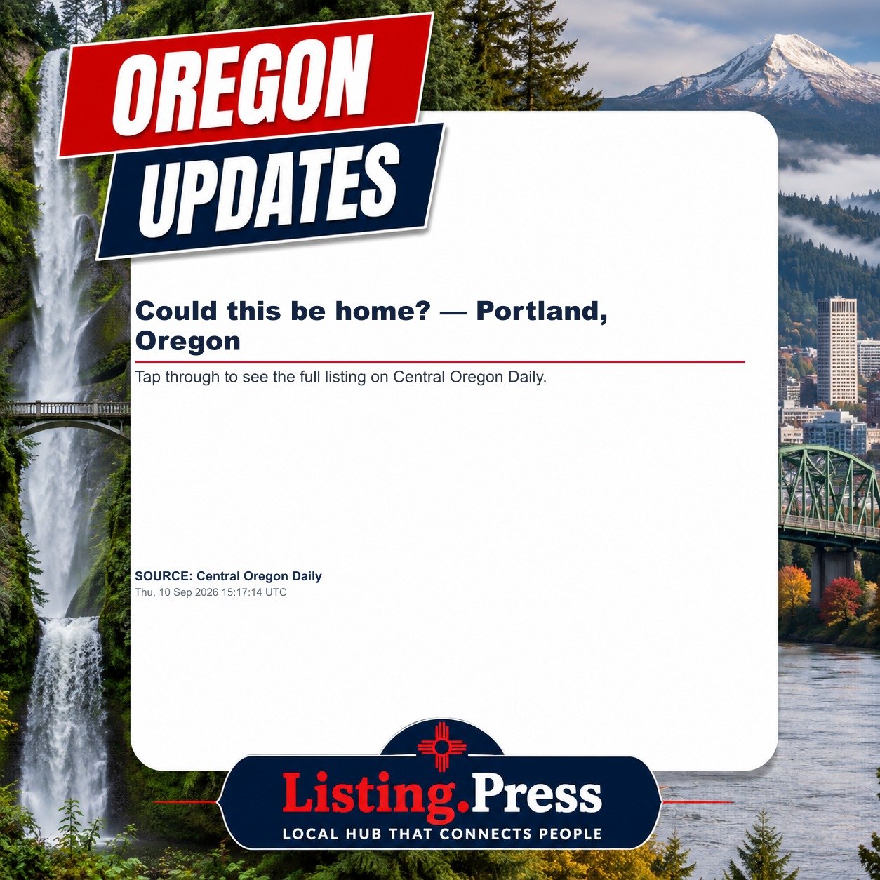 Could this be home? — Portland, Oregon