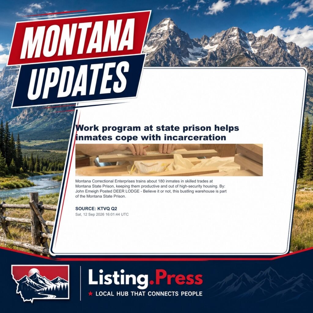 Work program at state prison helps inmates cope with incarceration