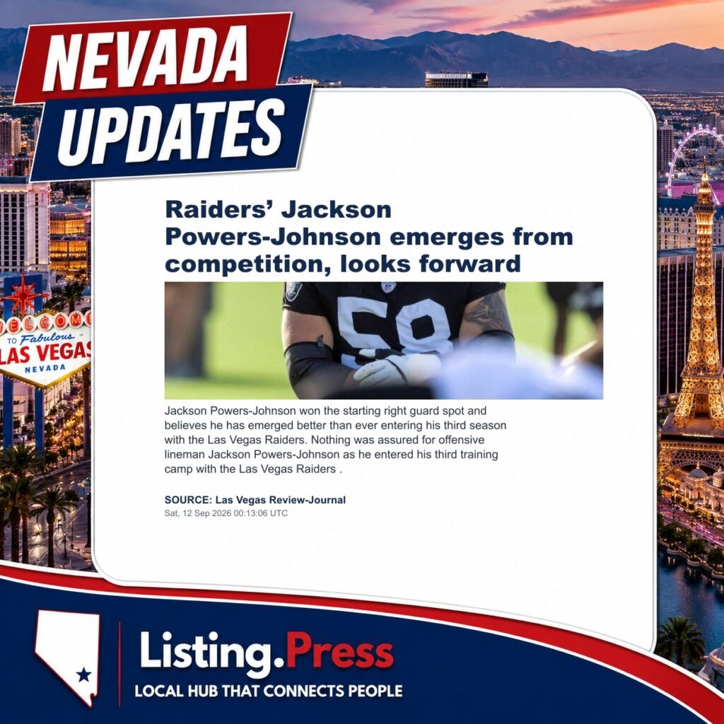 Raiders’ Jackson Powers-Johnson emerges from competition, looks forward