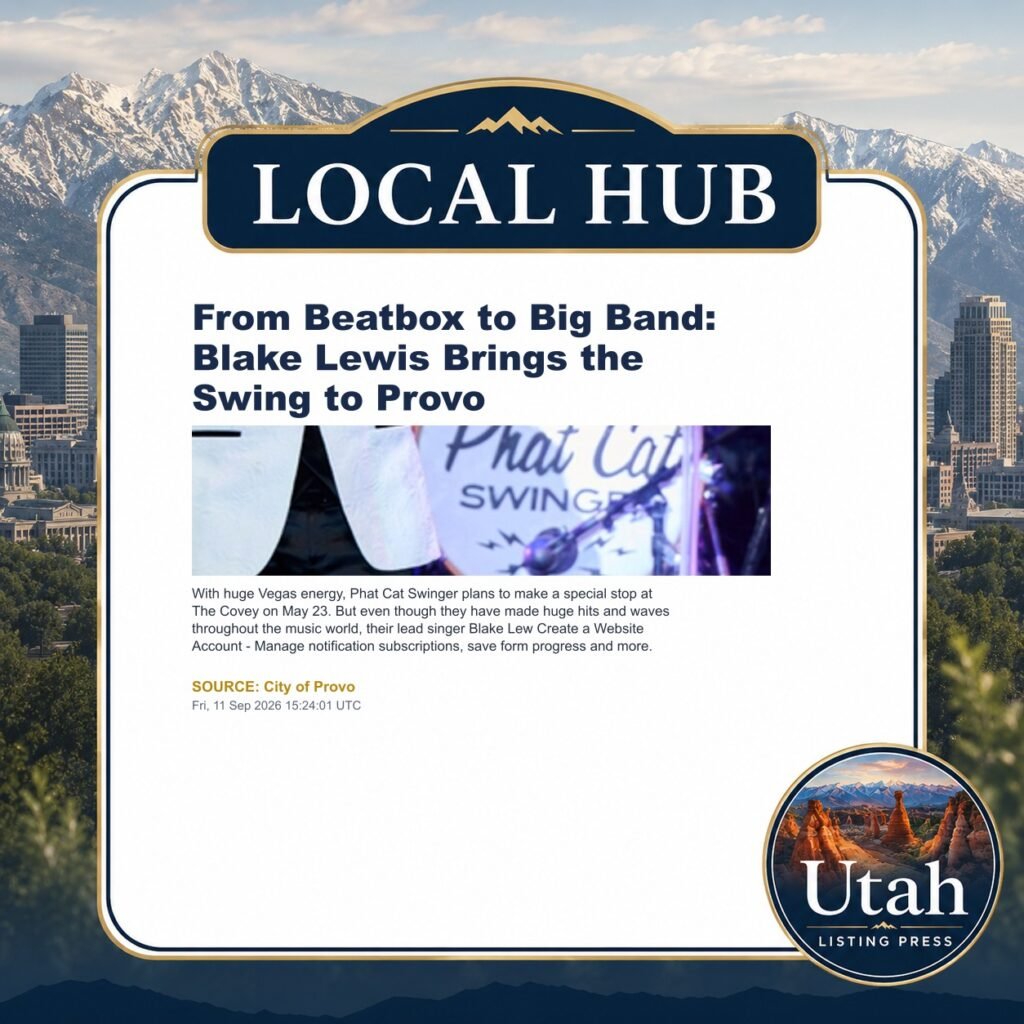 From Beatbox to Big Band: Blake Lewis Brings the Swing to Provo