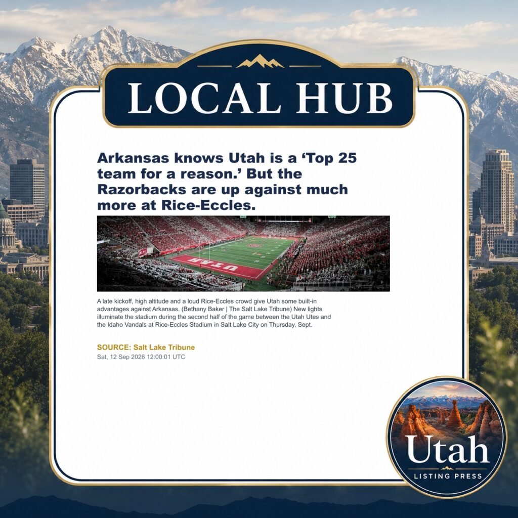 Arkansas knows Utah is a ‘Top 25 team for a reason.’ But the Razorbacks are up against much more at Rice-Eccles.