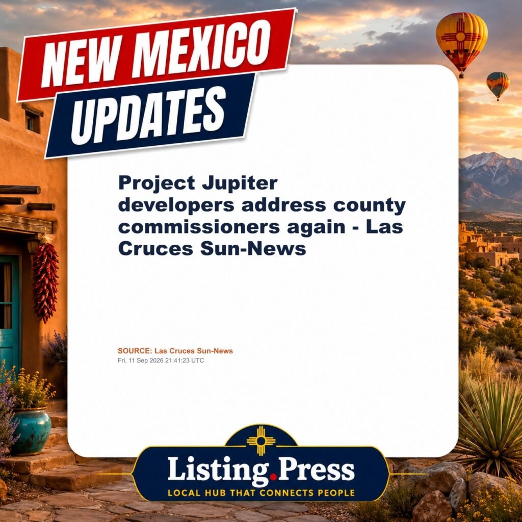 Project Jupiter developers address county commissioners again – Las Cruces Sun-News