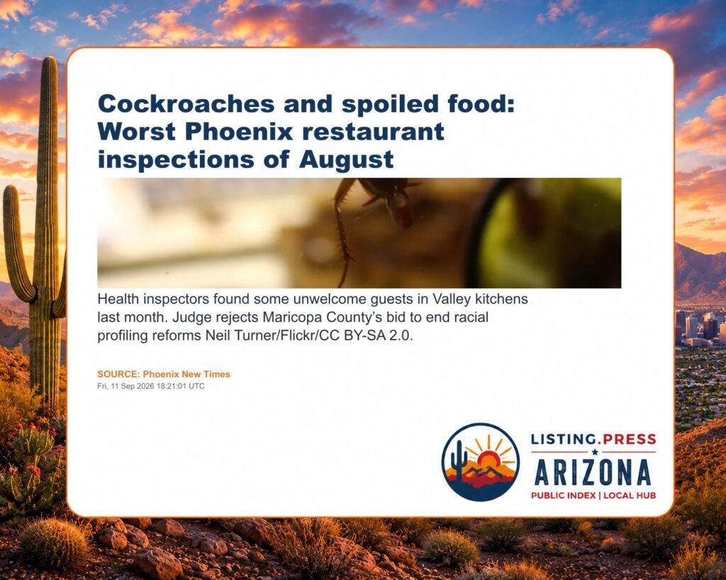 Cockroaches and spoiled food: Worst Phoenix restaurant inspections of August