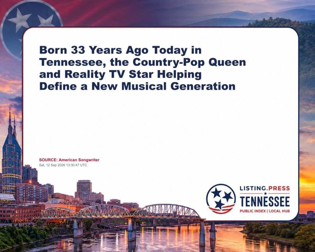 Born 33 Years Ago Today in Tennessee, the Country-Pop Queen and Reality TV Star Helping Define a New Musical Generation