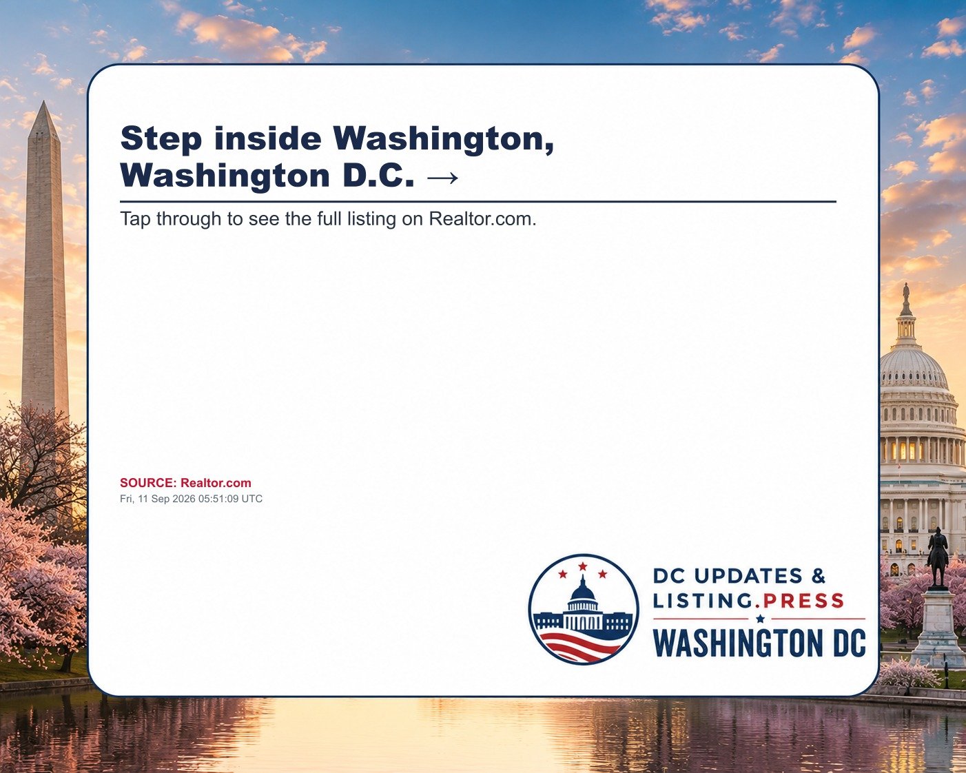 Step inside Washington, Washington D.C. →