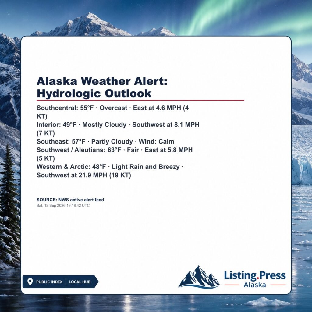 Alaska Weather Alert: Hydrologic Outlook