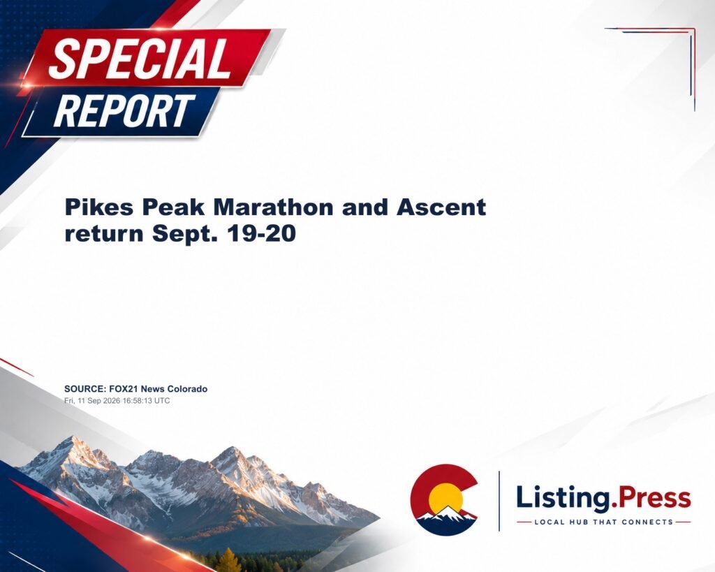 Pikes Peak Marathon and Ascent return Sept. 19-20