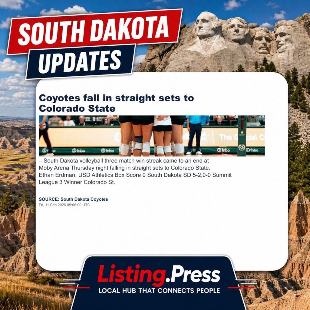 Coyotes fall in straight sets to Colorado State