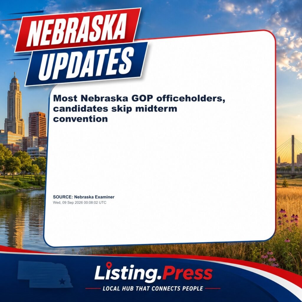 Most Nebraska GOP officeholders, candidates skip midterm convention