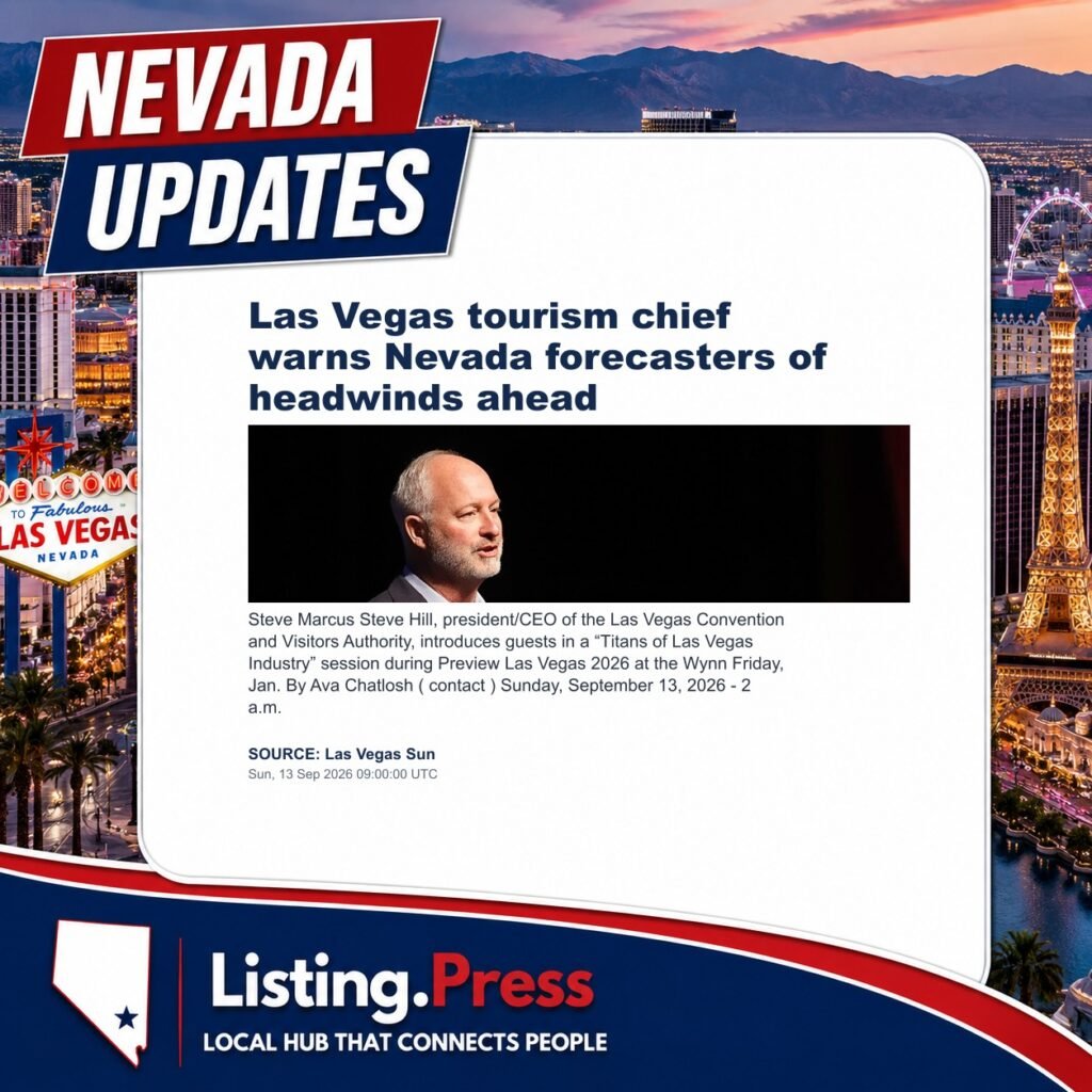 Las Vegas tourism chief warns Nevada forecasters of headwinds ahead