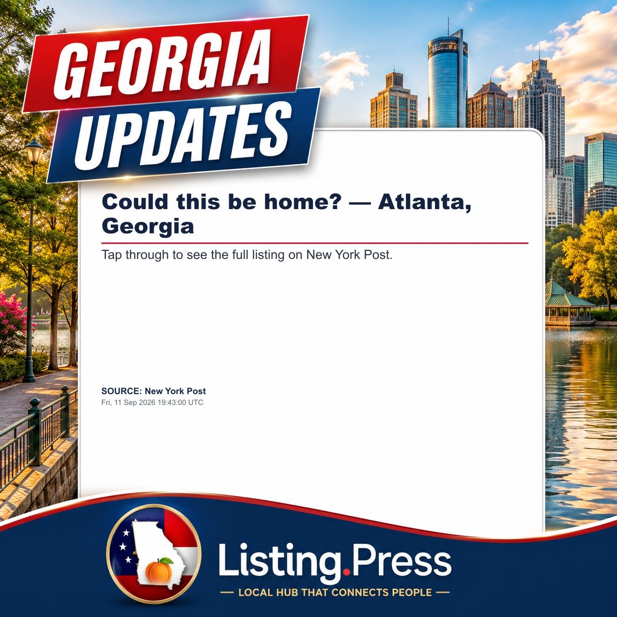 Could this be home? — Atlanta, Georgia