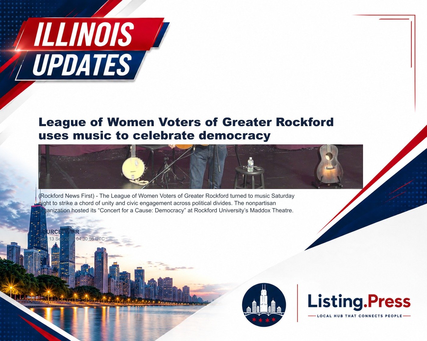 League of Women Voters of Greater Rockford uses music to celebrate democracy