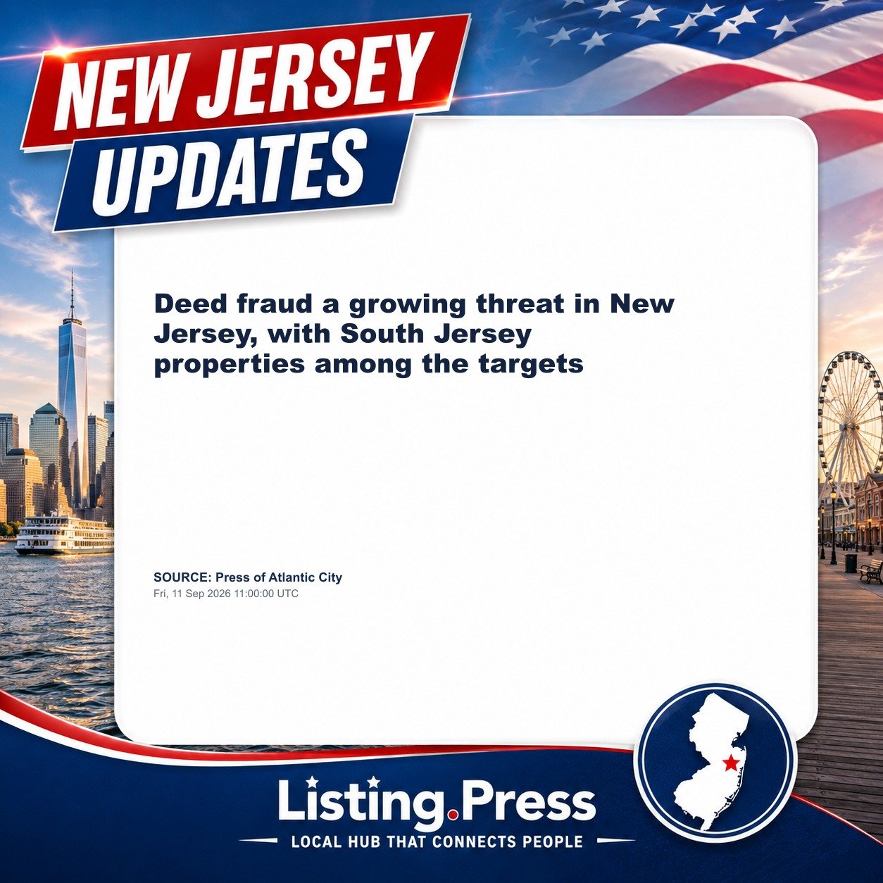 Deed fraud a growing threat in New Jersey, with South Jersey properties among the targets