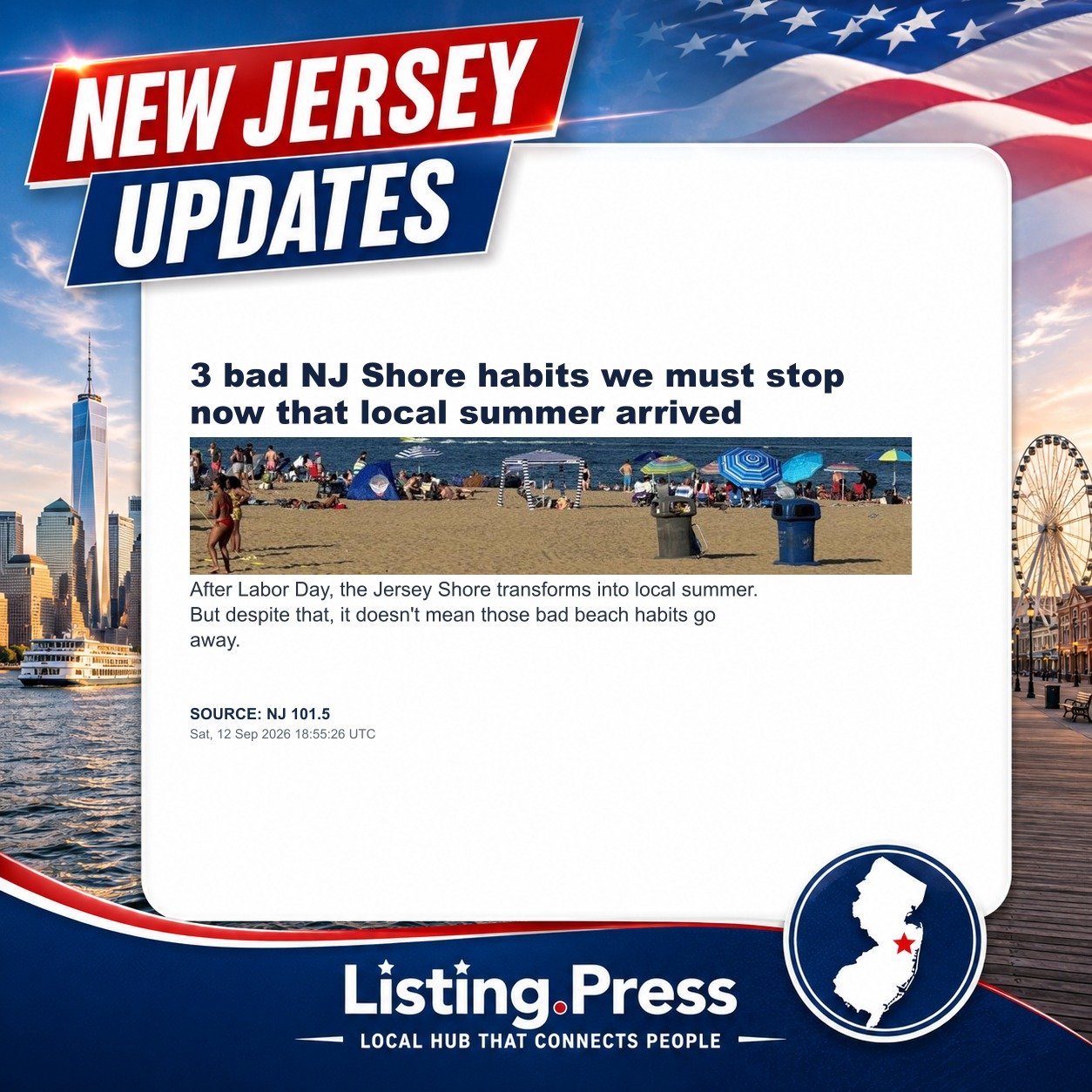 3 bad NJ Shore habits we must stop now that local summer arrived
