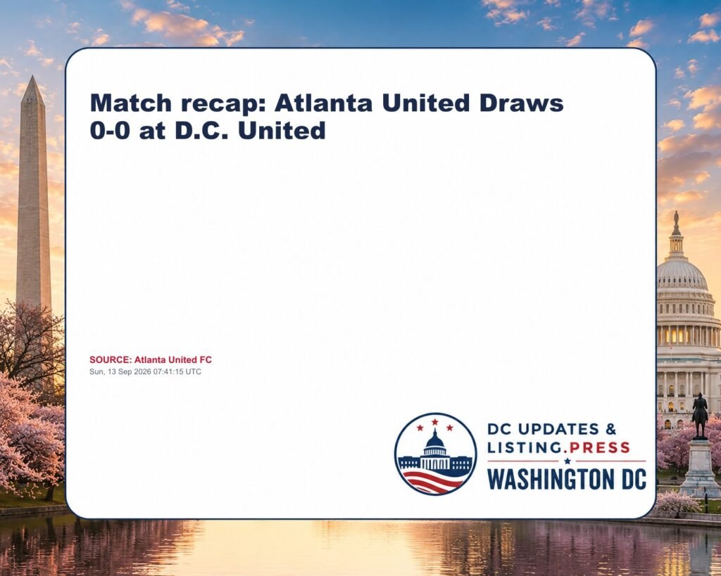 Match recap: Atlanta United Draws 0-0 at D.C. United