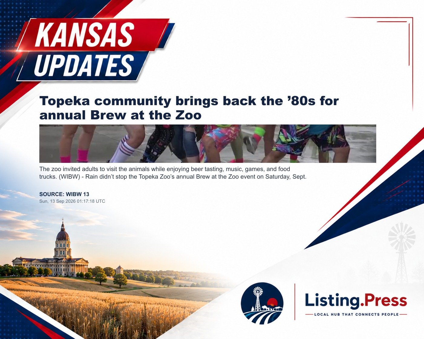 Topeka community brings back the ’80s for annual Brew at the Zoo