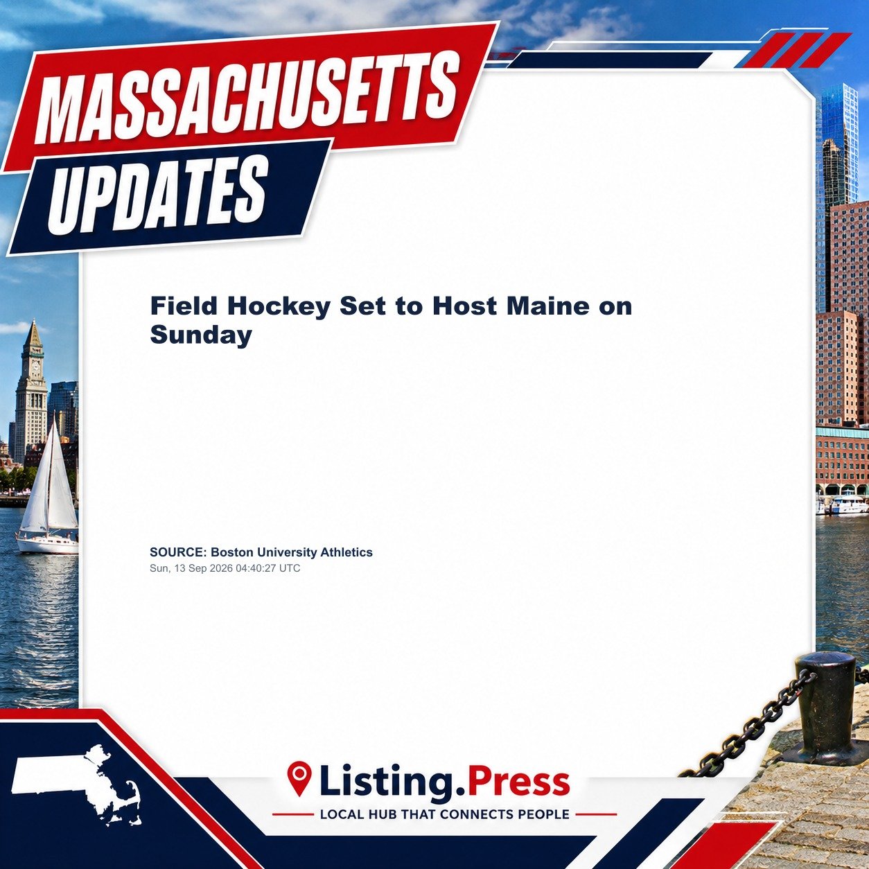 Field Hockey Set to Host Maine on Sunday