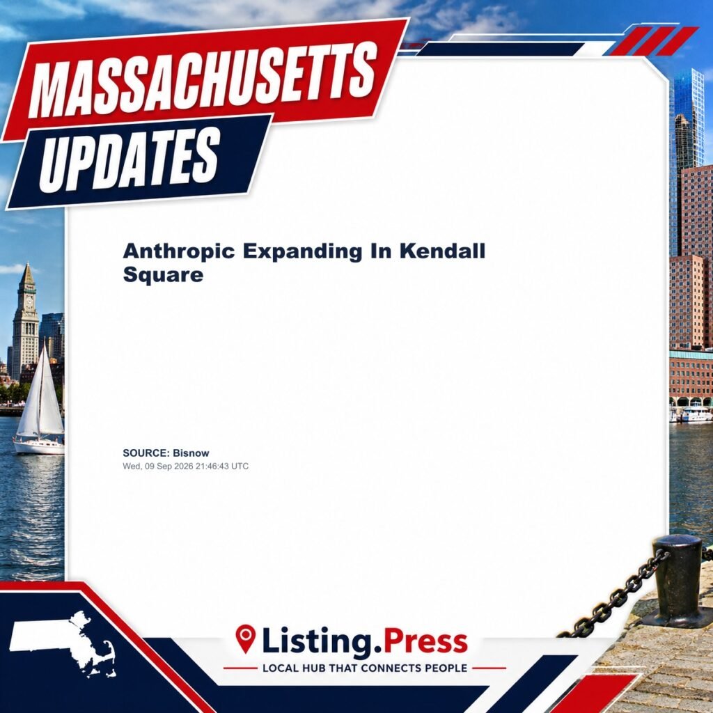 Anthropic Expanding In Kendall Square