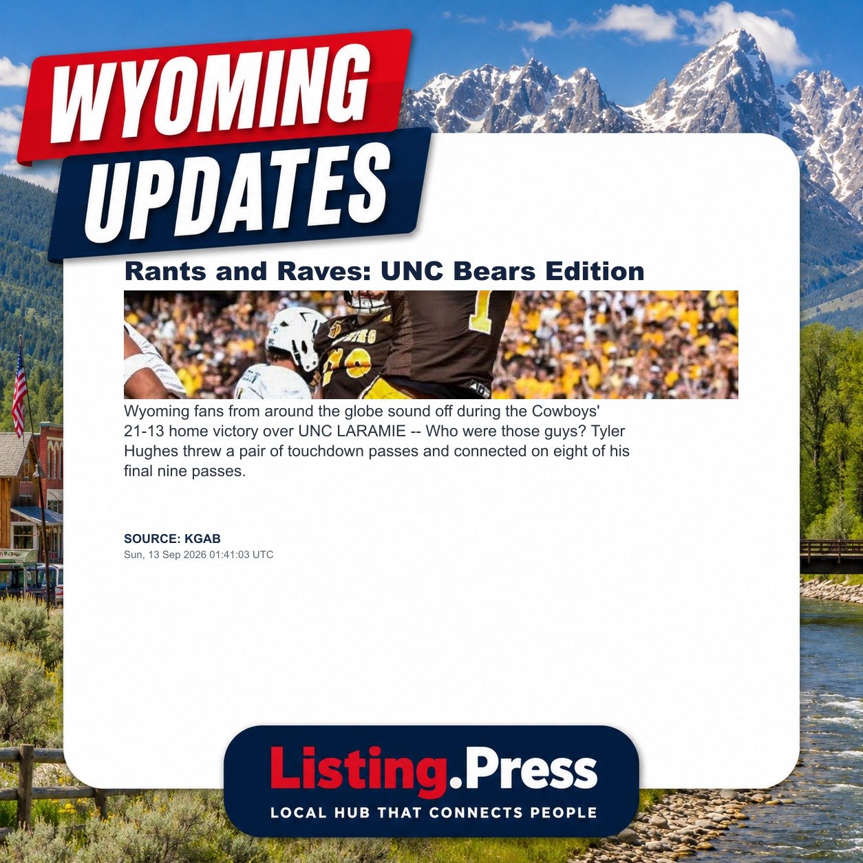 Rants and Raves: UNC Bears Edition