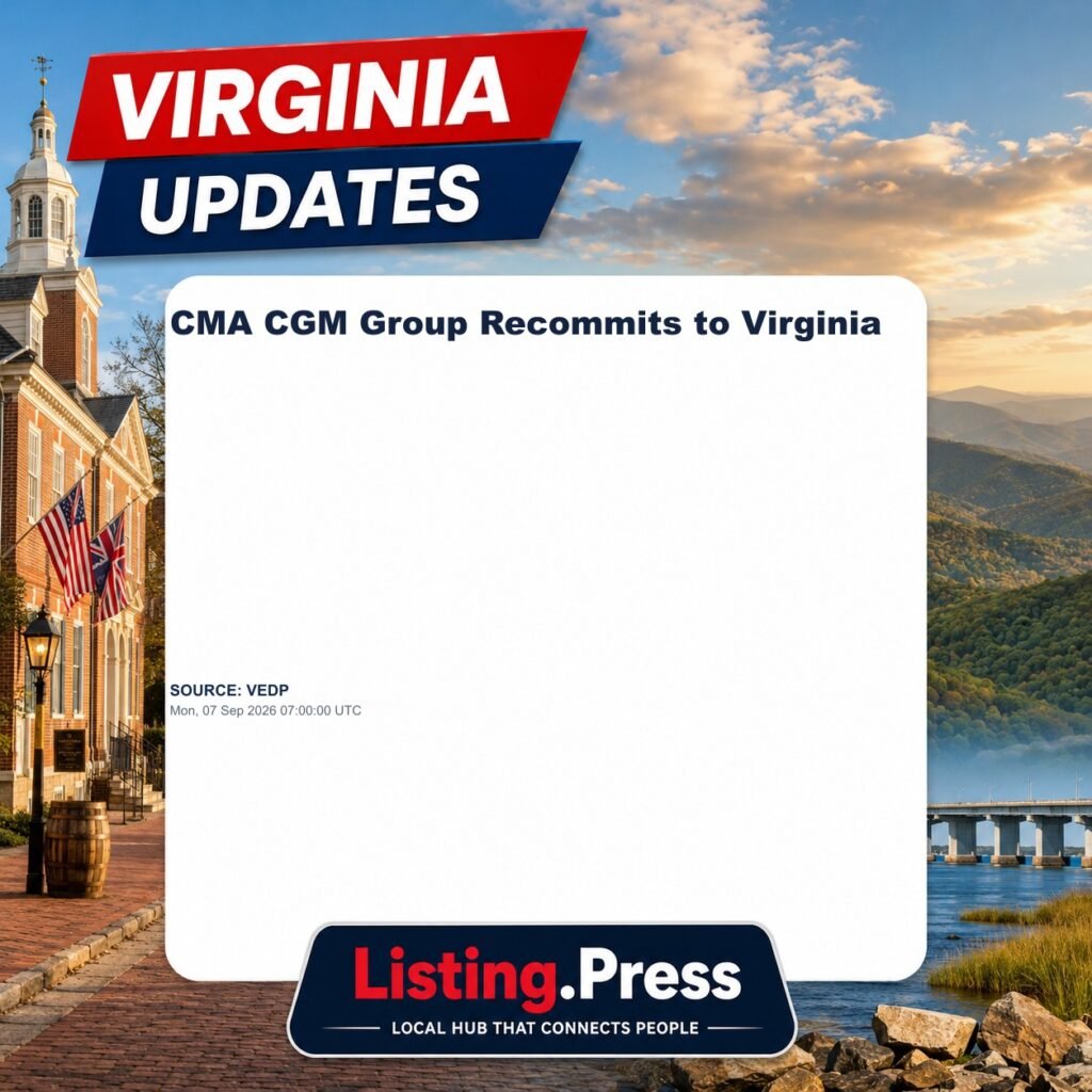 CMA CGM Group Recommits to Virginia