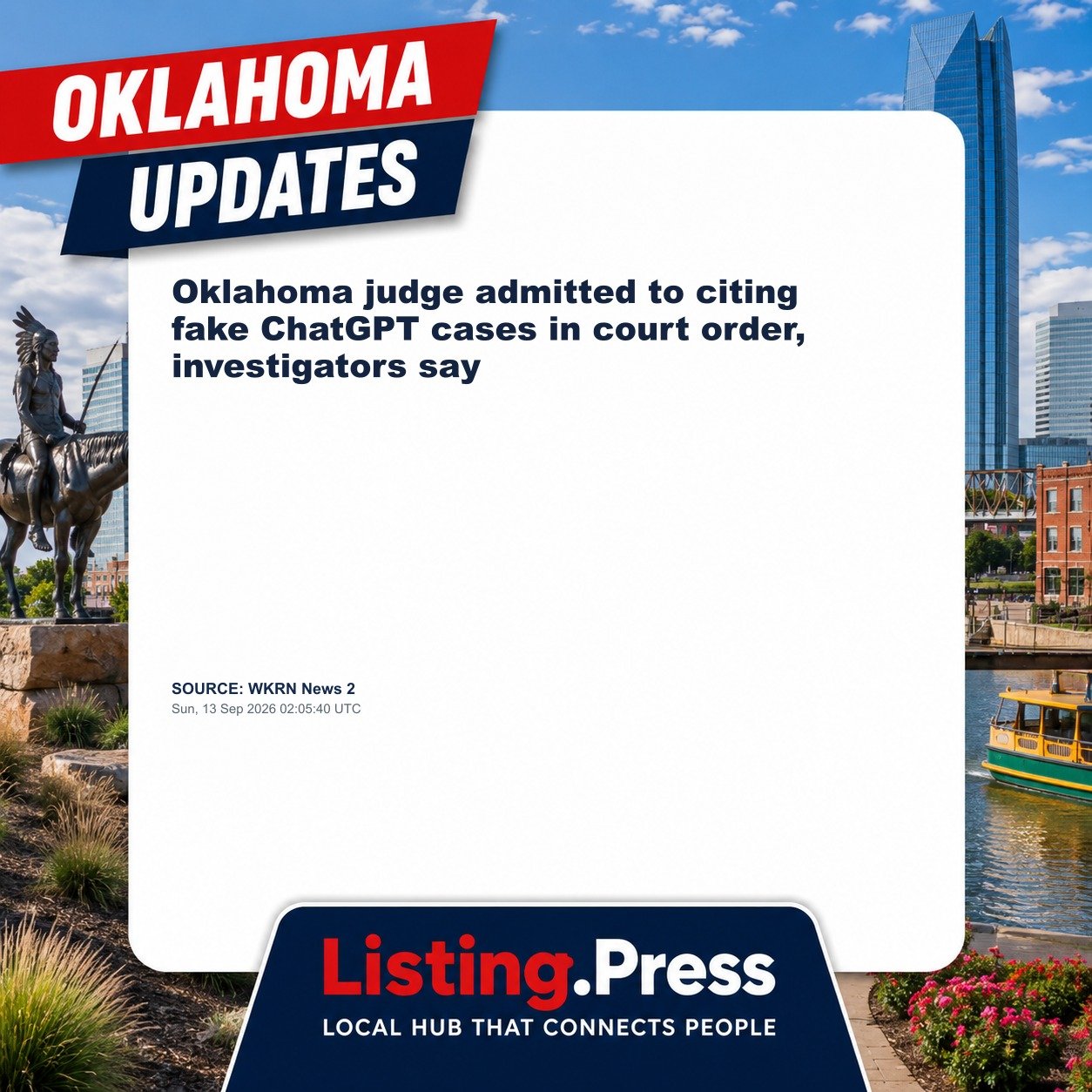 Oklahoma judge admitted to citing fake ChatGPT cases in court order, investigators say