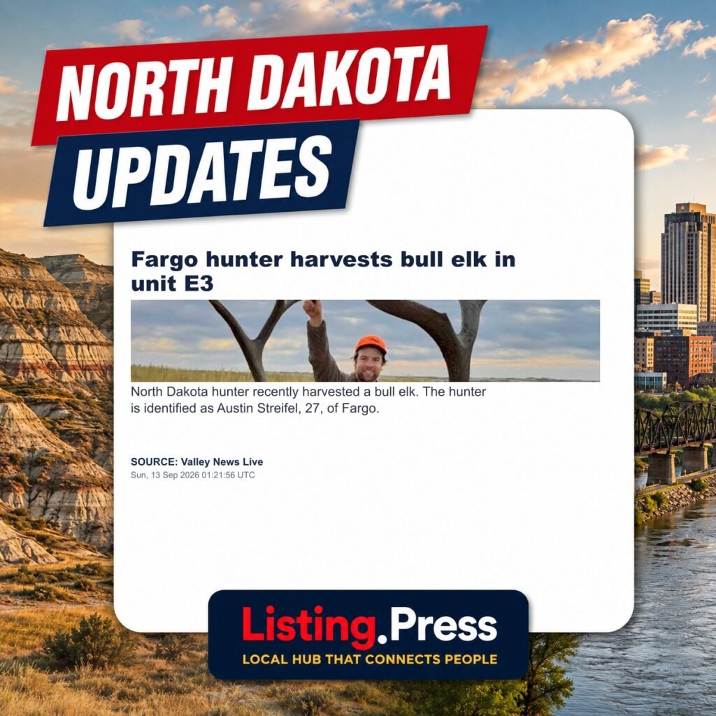 Fargo hunter harvests bull elk in unit E3