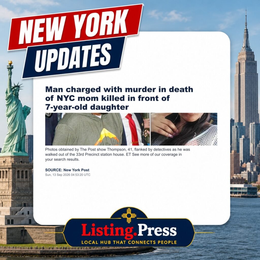 Man charged with murder in death of NYC mom killed in front of 7-year-old daughter