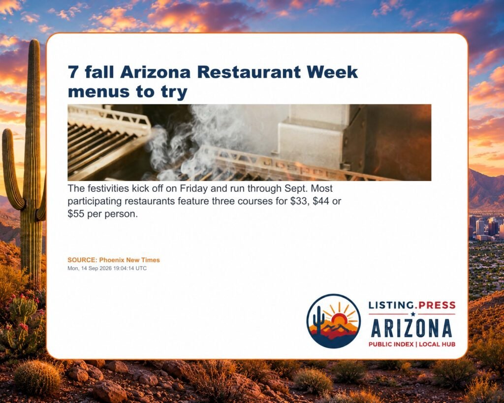 7 fall Arizona Restaurant Week menus to try