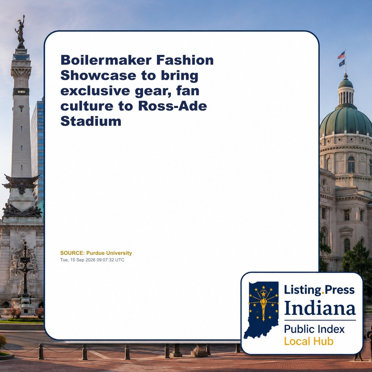 Boilermaker Fashion Showcase to bring exclusive gear, fan culture to Ross-Ade Stadium