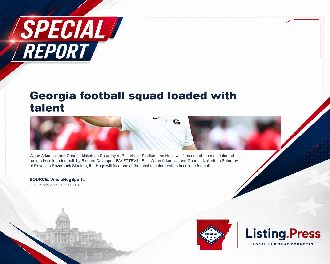 Georgia football squad loaded with talent